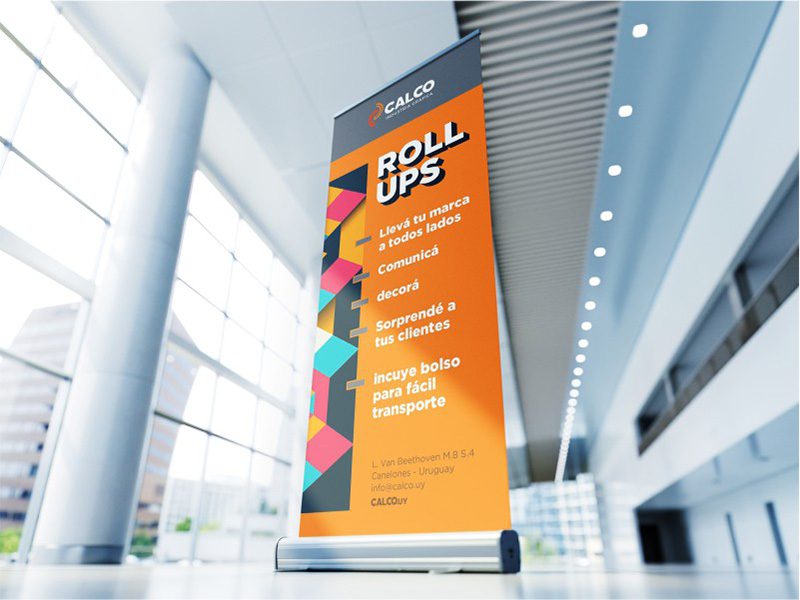 Roll up banner calco
